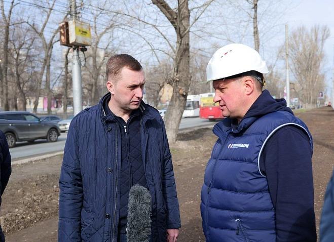 Губернатор Бусаргин напомнил подрядчикам о сроках реконструкции трамвайных маршрутов